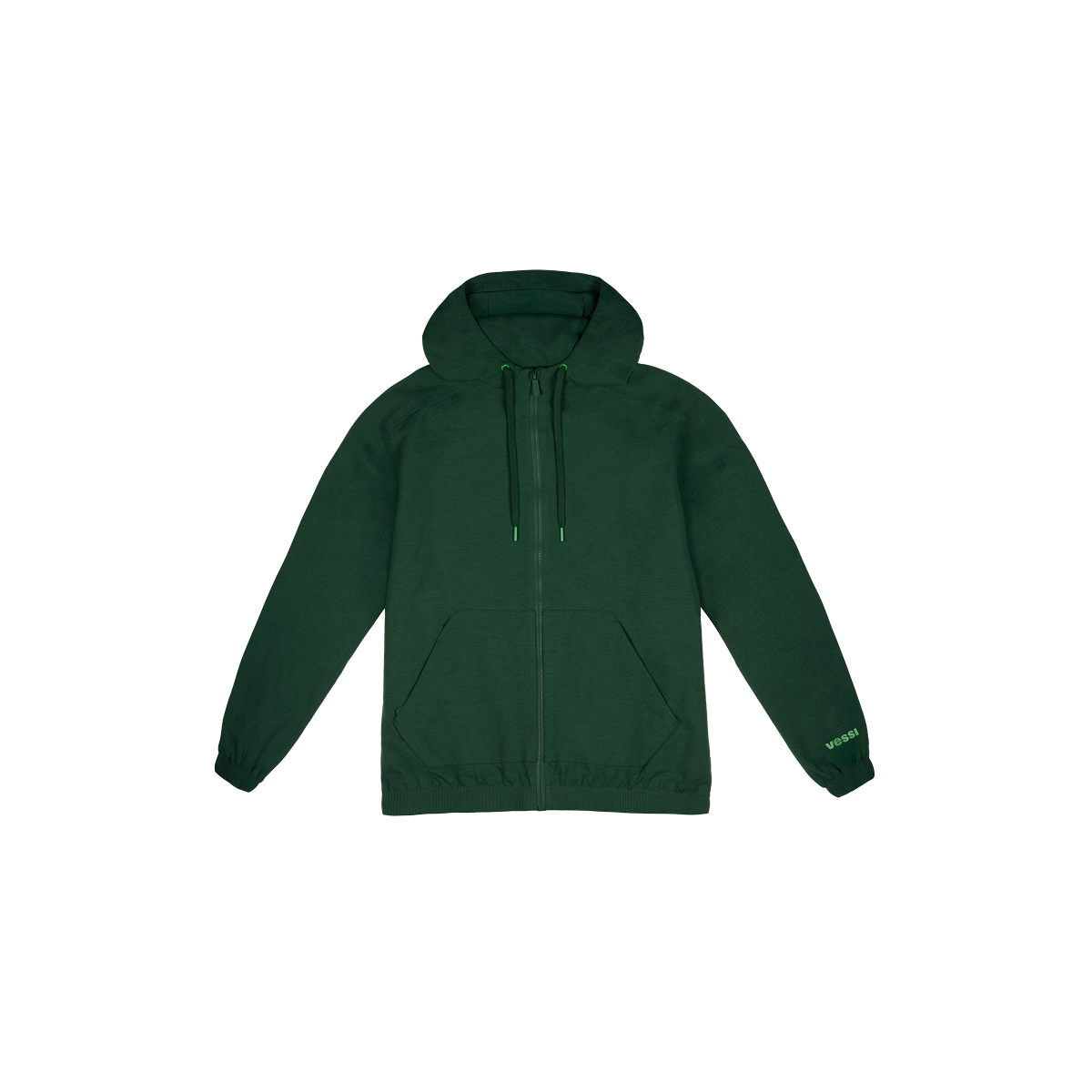 Men's Coastal Hoodie Full Zip - Pine