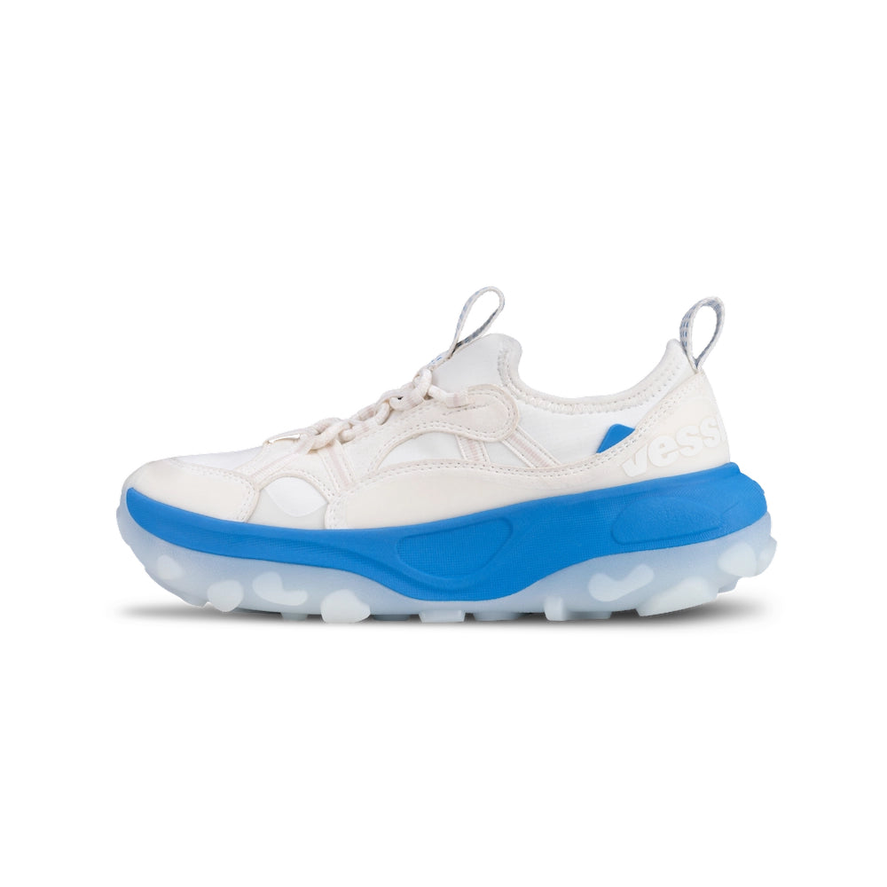 Women's Motu Sneaker - Off-White/Vessi Blue - Image 9